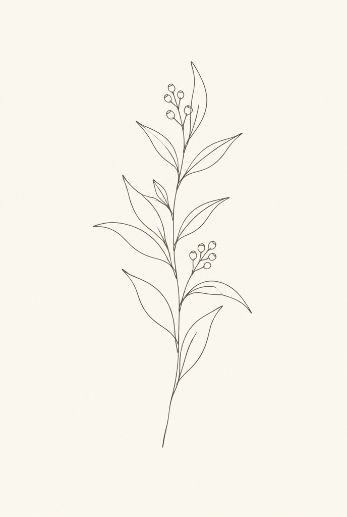 Eucalyptus — Fine-Line Botanical Print