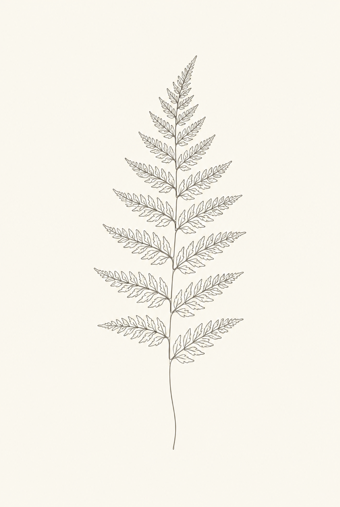Fern — Fine-Line Botanical Print
