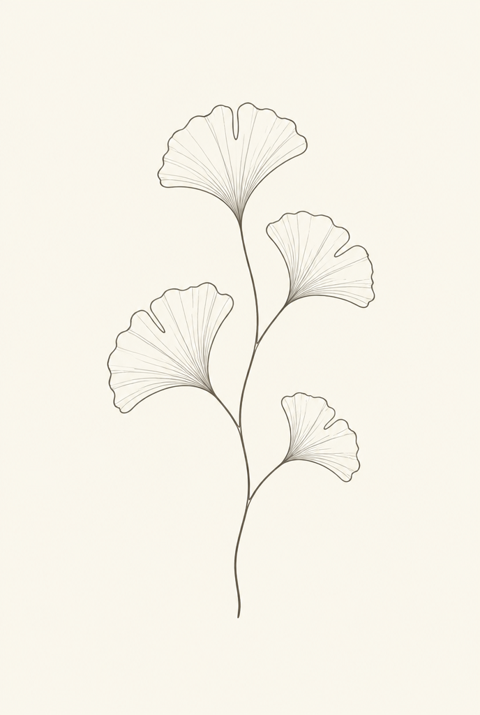 Ginkgo — Fine-Line Botanical Print