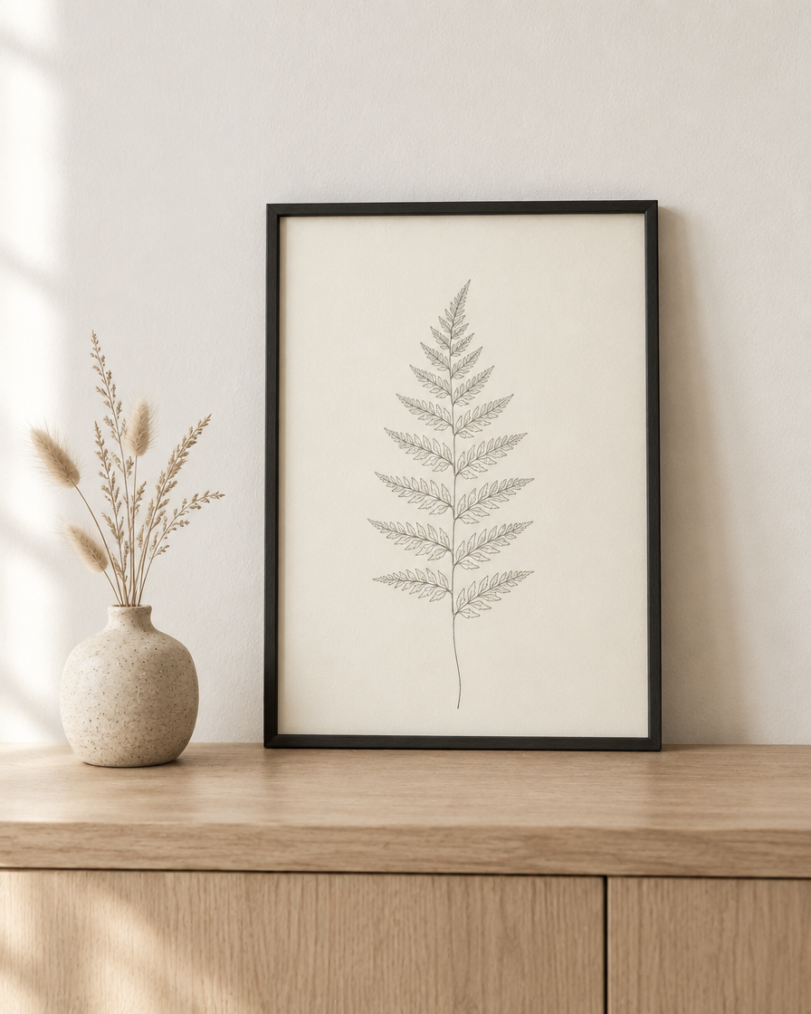 Fern — Fine-Line Botanical Print
