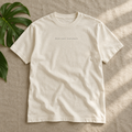 'Quiet room, loud plants.' Organic Cotton Tee