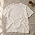 'Slow mornings club.' Organic Cotton Tee