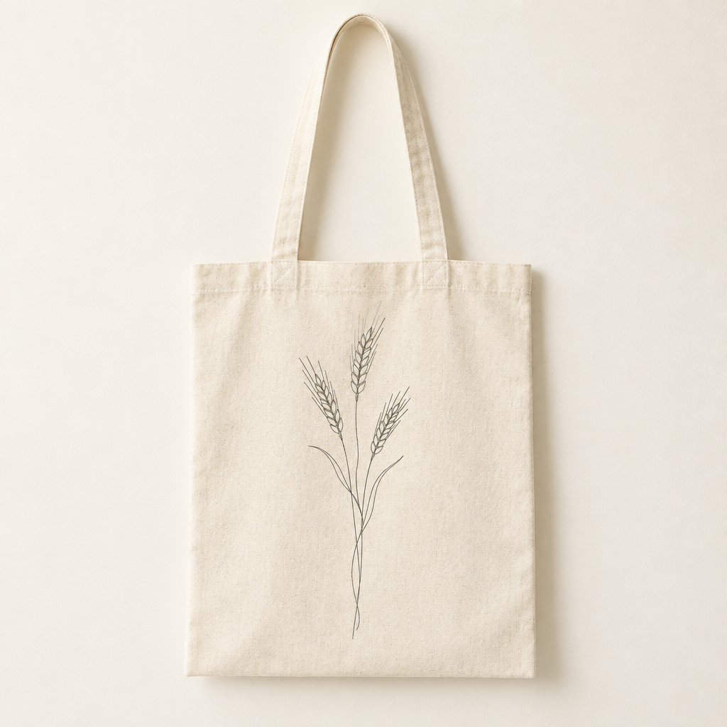 Wheat Organic Cotton Tote
